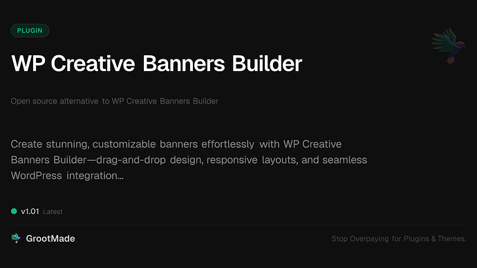 WP Creative Banners Builder