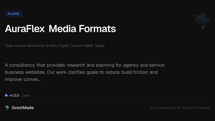 AuraFlex Media Formats