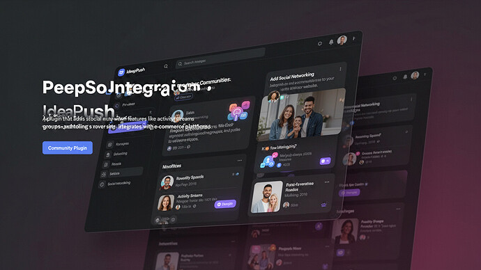 PeepSo Integrations: IdeaPush