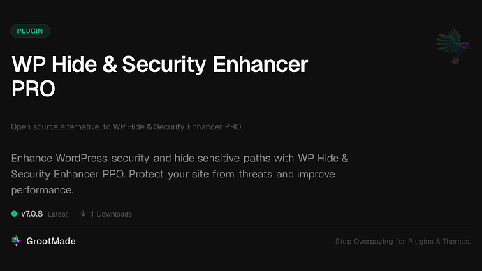 WP Hide & Security Enhancer PRO
