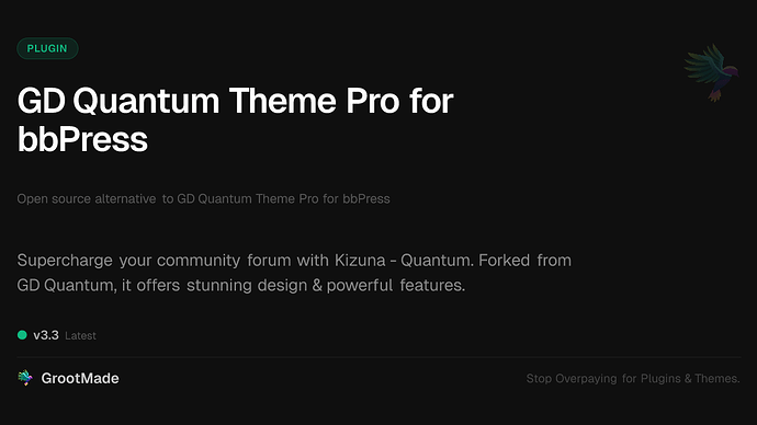 GD Quantum Theme Pro for bbPress