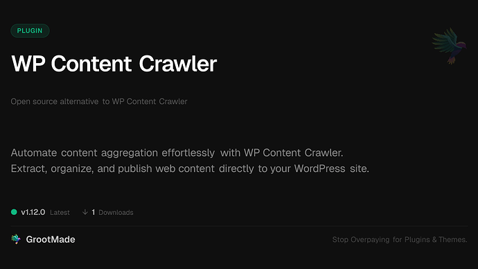 WP Content Crawler