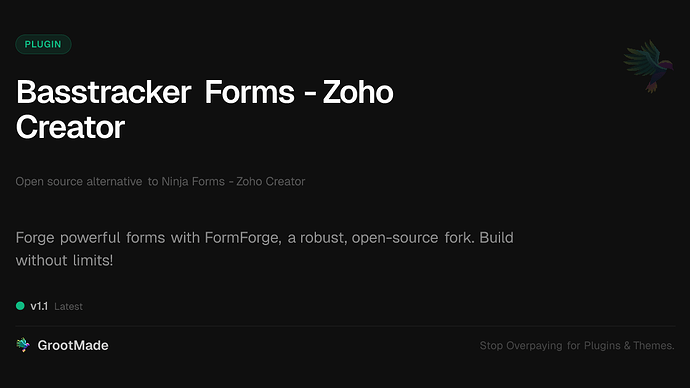 Basstracker Forms - Zoho Creator