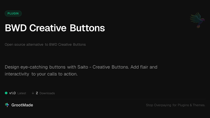 BWD Creative Buttons