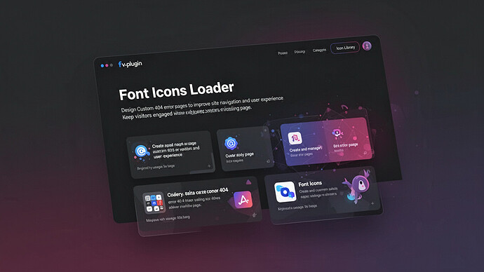 Font Icons Loader