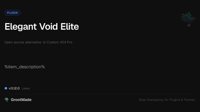 Elegant Void Elite