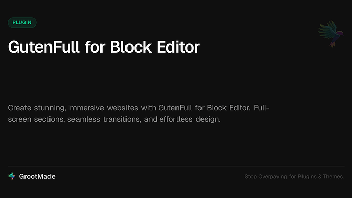 GutenFull for Block Editor