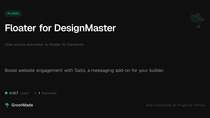 Floater for DesignMaster