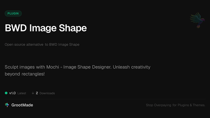 BWD Image Shape