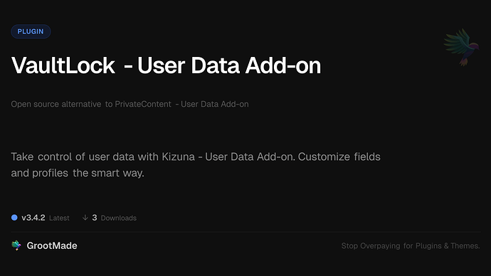 VaultLock - User Data Add-on