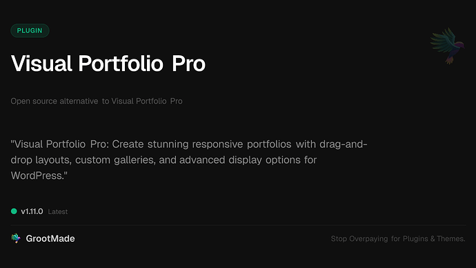 Visual Portfolio Pro