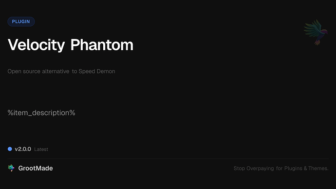 Velocity Phantom