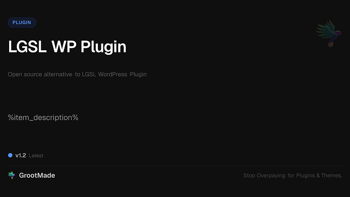 LGSL WP Plugin