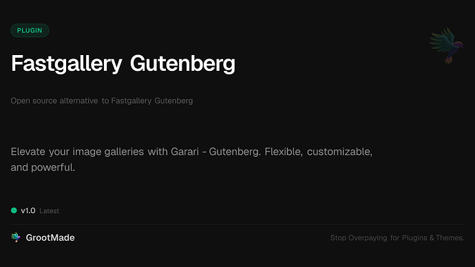 Fastgallery Gutenberg