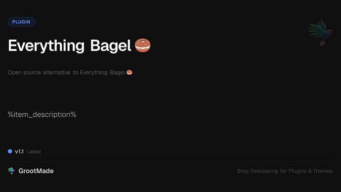 Everything Bagel 🥯