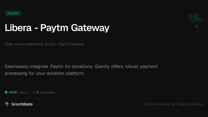 Libera - Paytm Gateway