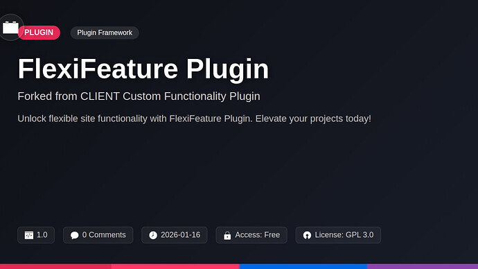 CLIENT Custom Functionality Plugin