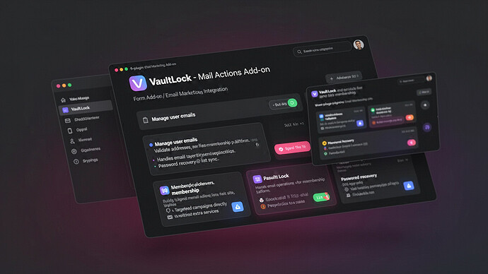 VaultLock - Mail Actions Add-on