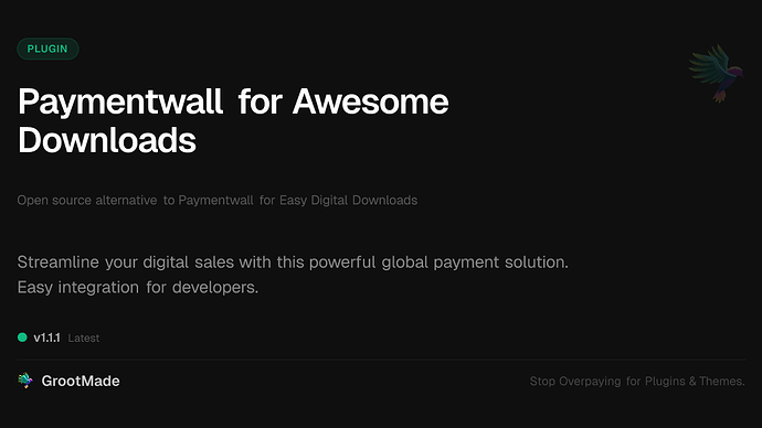 Paymentwall for Awesome Downloads