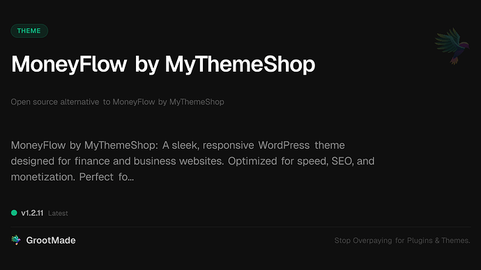 MoneyFlow by MyThemeShop