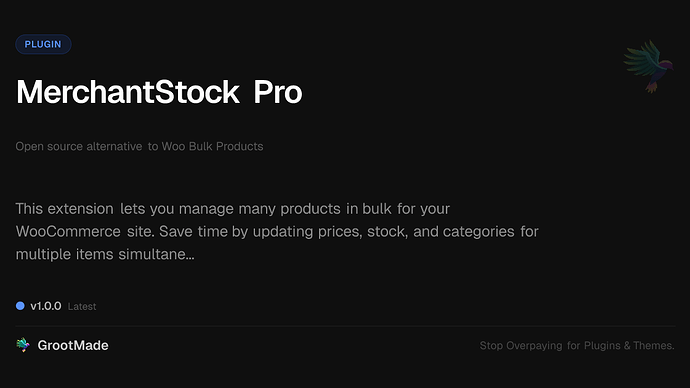 MerchantStock Pro