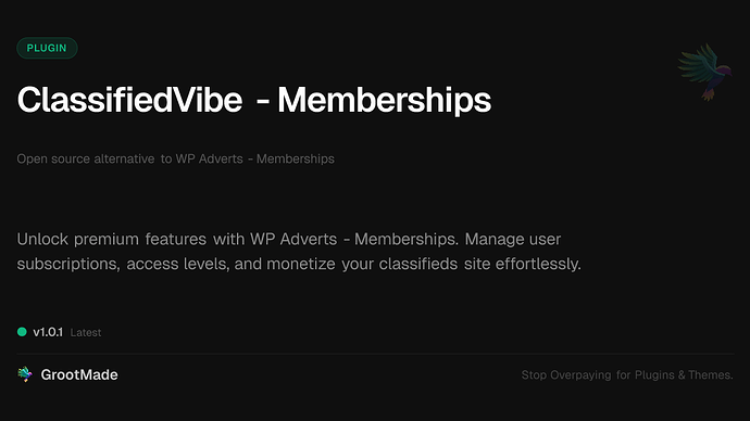 ClassifiedVibe - Memberships