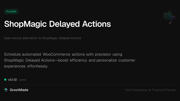ShopMagic Delayed Actions