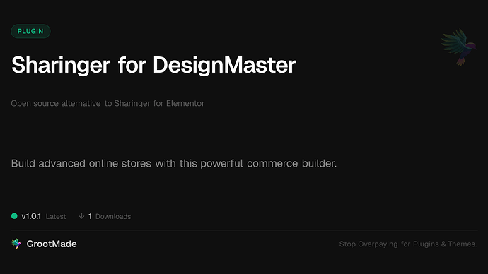 Sharinger for DesignMaster
