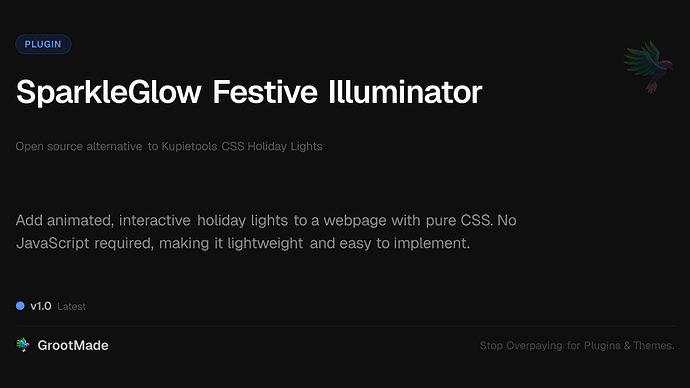 SparkleGlow Festive Illuminator