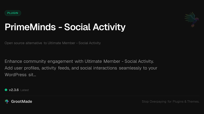 PrimeMinds - Social Activity