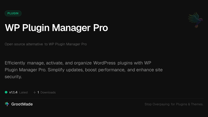 WP Plugin Manager Pro