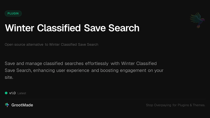 Winter Classified Save Search