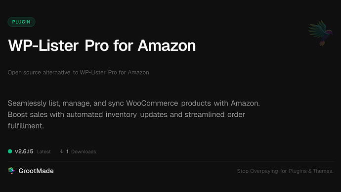 WP-Lister Pro for Amazon
