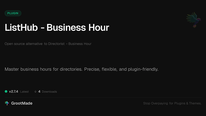 ListHub - Business Hour