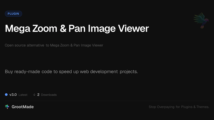 Mega Zoom & Pan Image Viewer