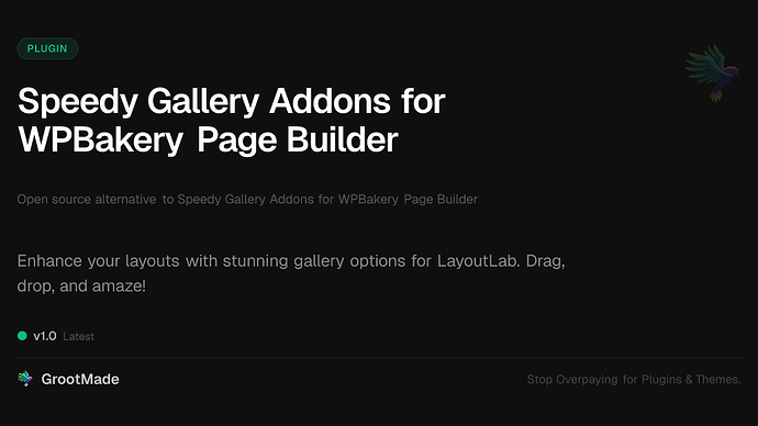 Speedy Gallery Addons for WPBakery Page Builder