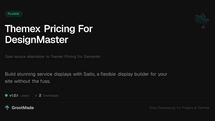 Themex Pricing For DesignMaster