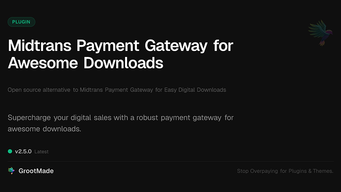 Midtrans Payment Gateway for Awesome Downloads