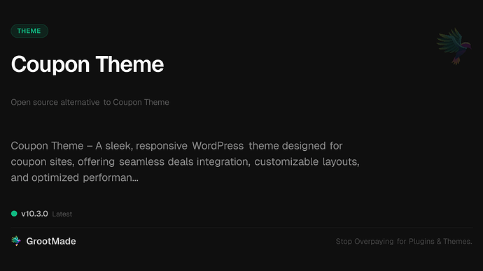 Coupon Theme