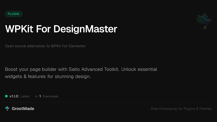 WPKit For DesignMaster