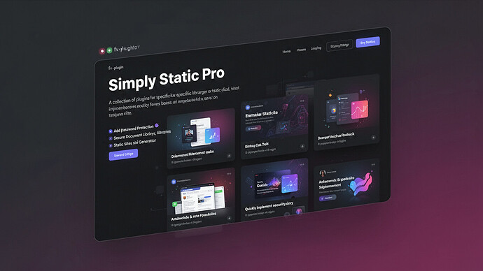 Simply Static Pro