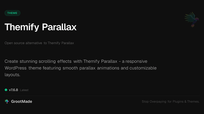 Themify Parallax
