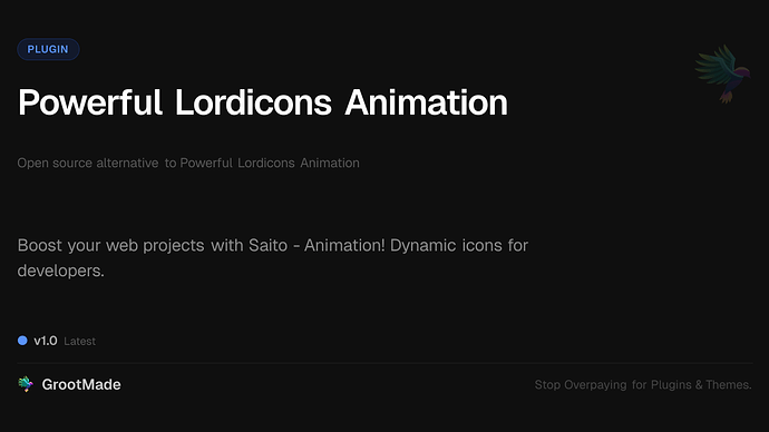 Powerful Lordicons Animation