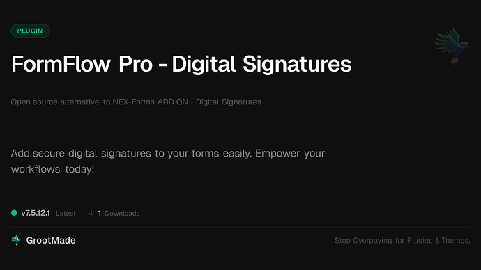 FormFlow Pro - Digital Signatures