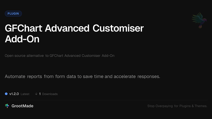 GFChart Advanced Customiser Add-On