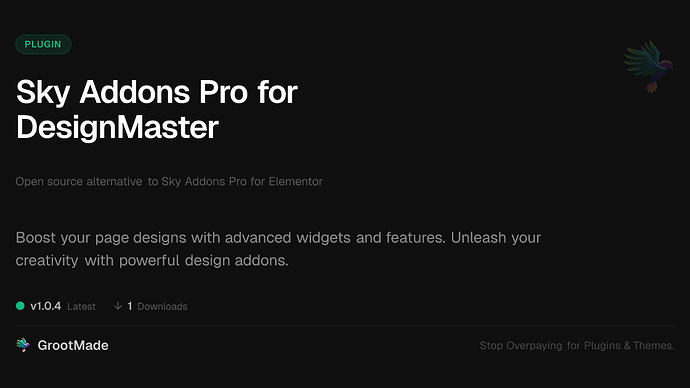 Sky Addons Pro for DesignMaster