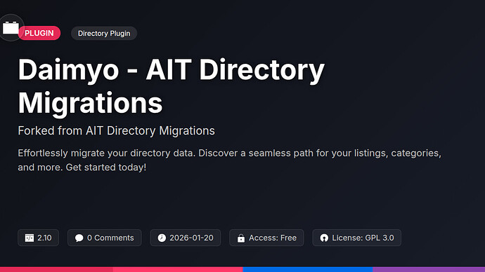 AIT Directory Migrations