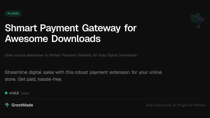 Shmart Payment Gateway for Awesome Downloads