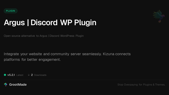 Argus | Discord WP Plugin