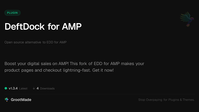 DeftDock for AMP